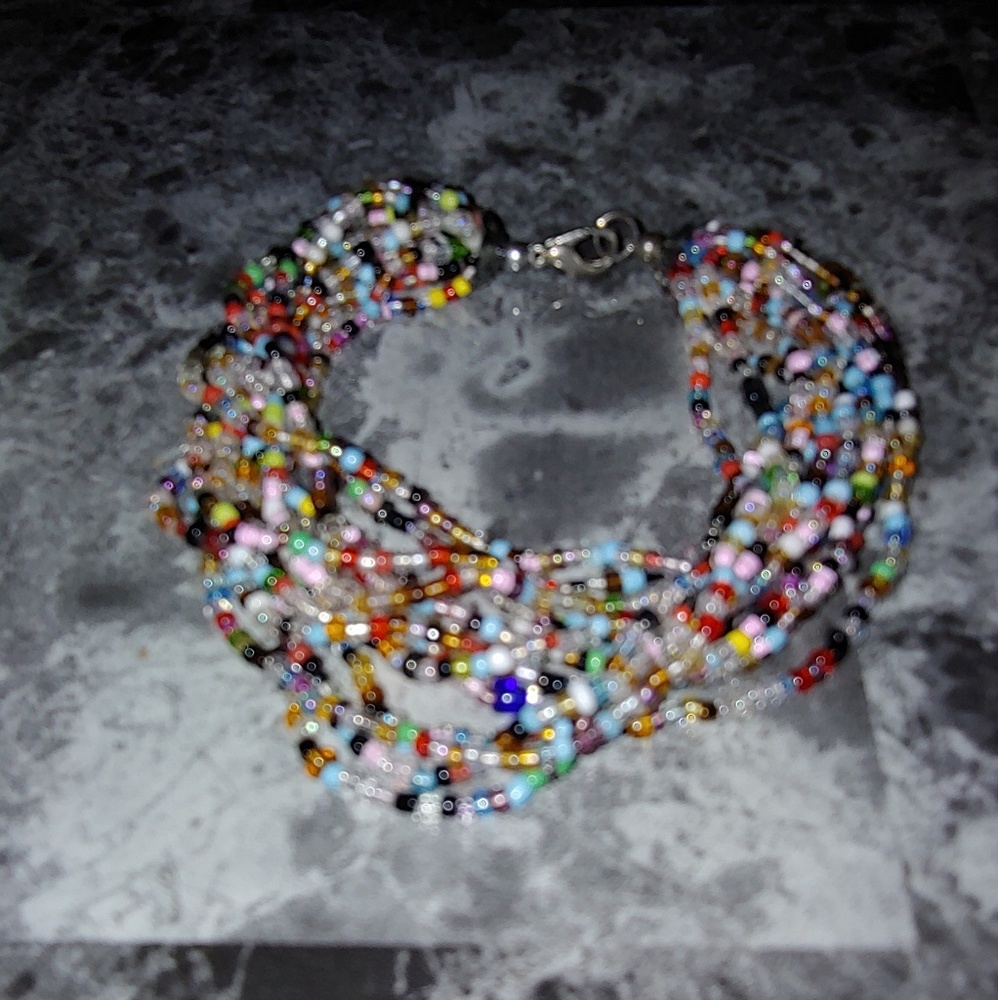 Layered beaded bracelet - Picture 2 of 4